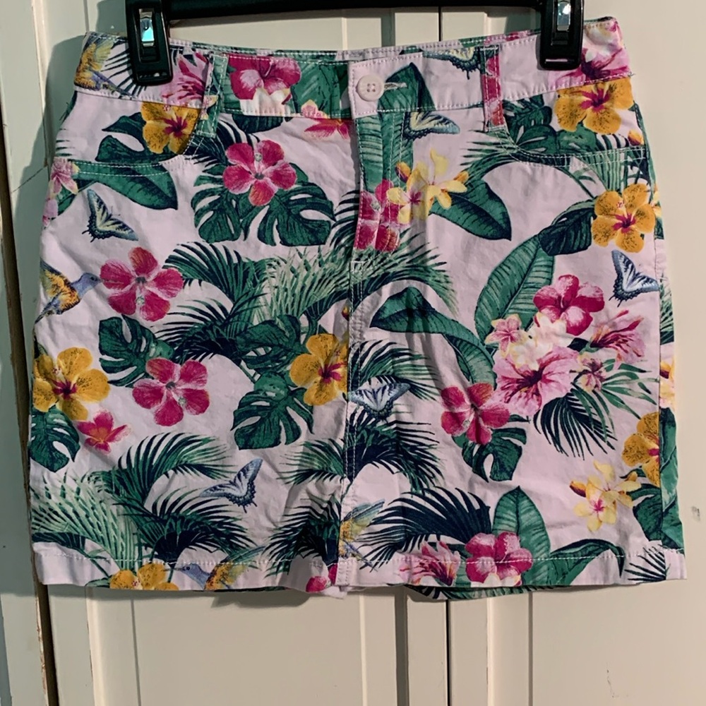 St. John's Bay Floral Skort